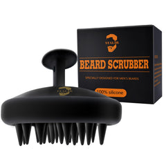 YEALIR cepillo para barba de silicona ofrece limpieza profunda para barba y piel