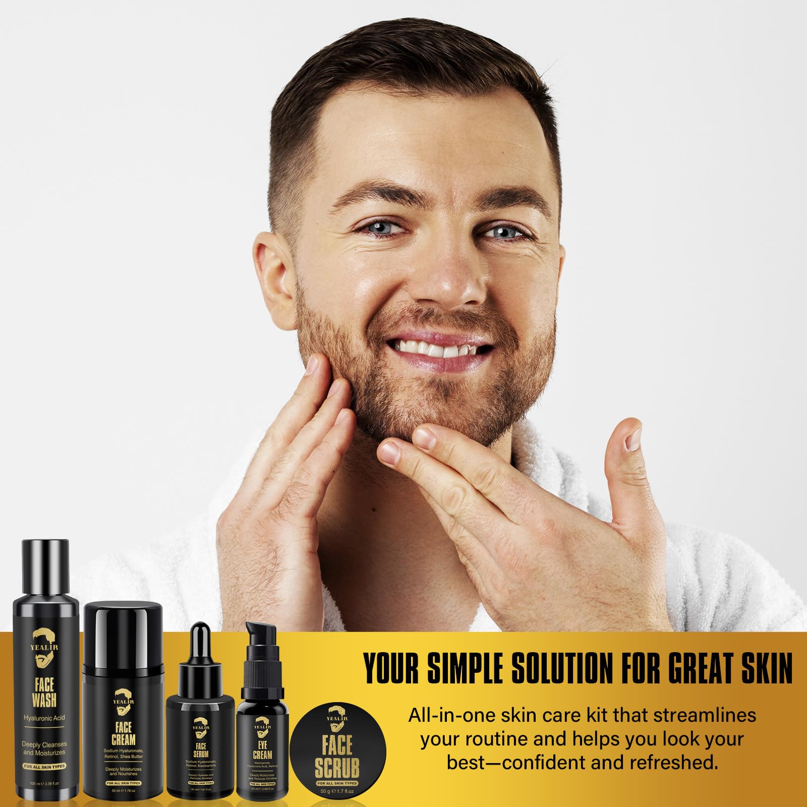 YEALIR caja regalo de hombres presenta una experiencia premium.