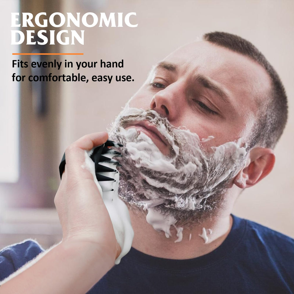 YEALIR cerdas de silicona flexibles: exfoliación suave para la piel y la barba