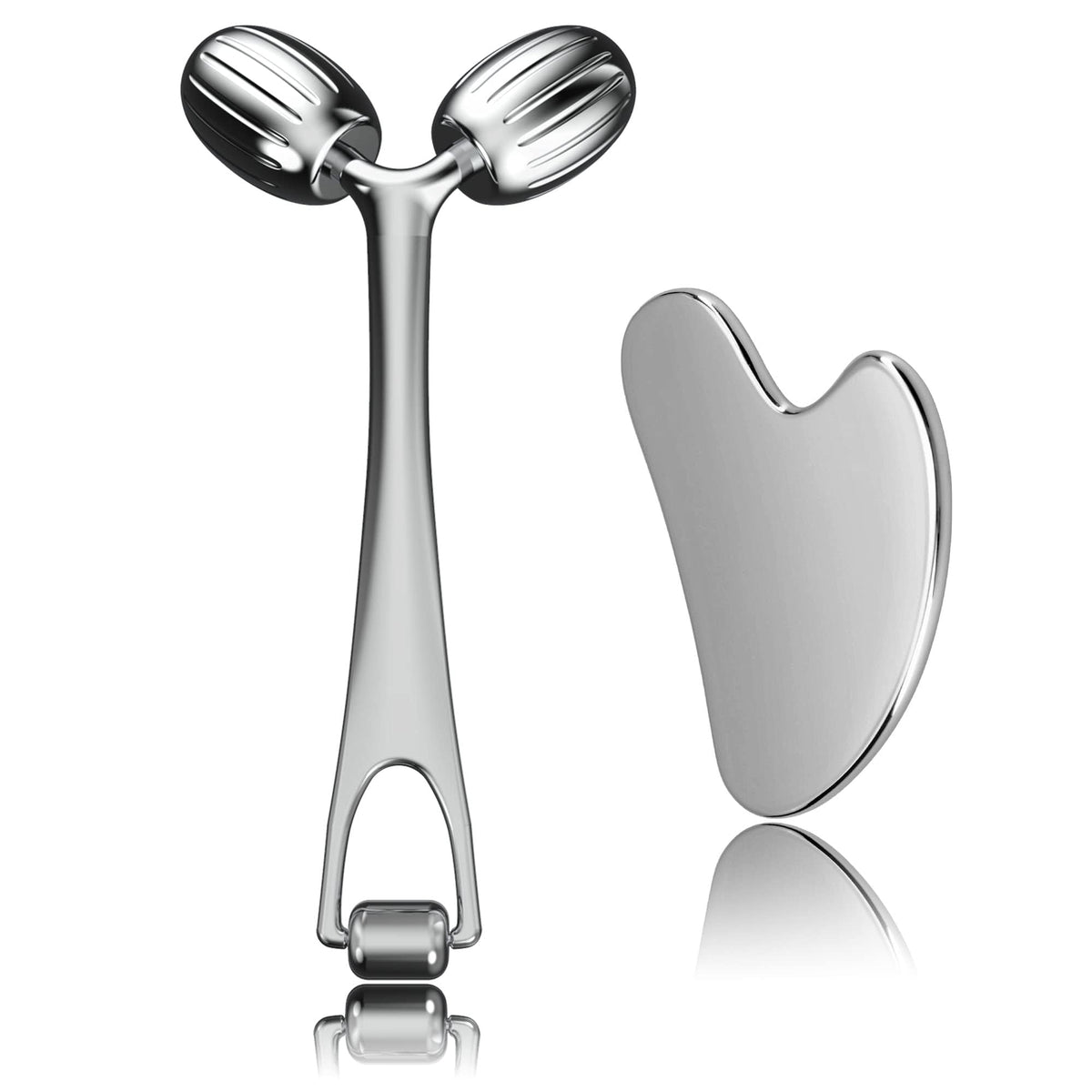 Yeamon guasha facial: herramienta de masaje facial para relajación.