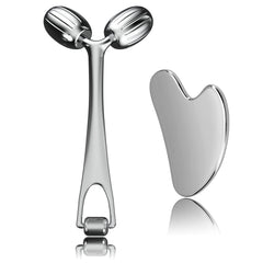 Yeamon guasha facial: herramienta de masaje facial para relajación.