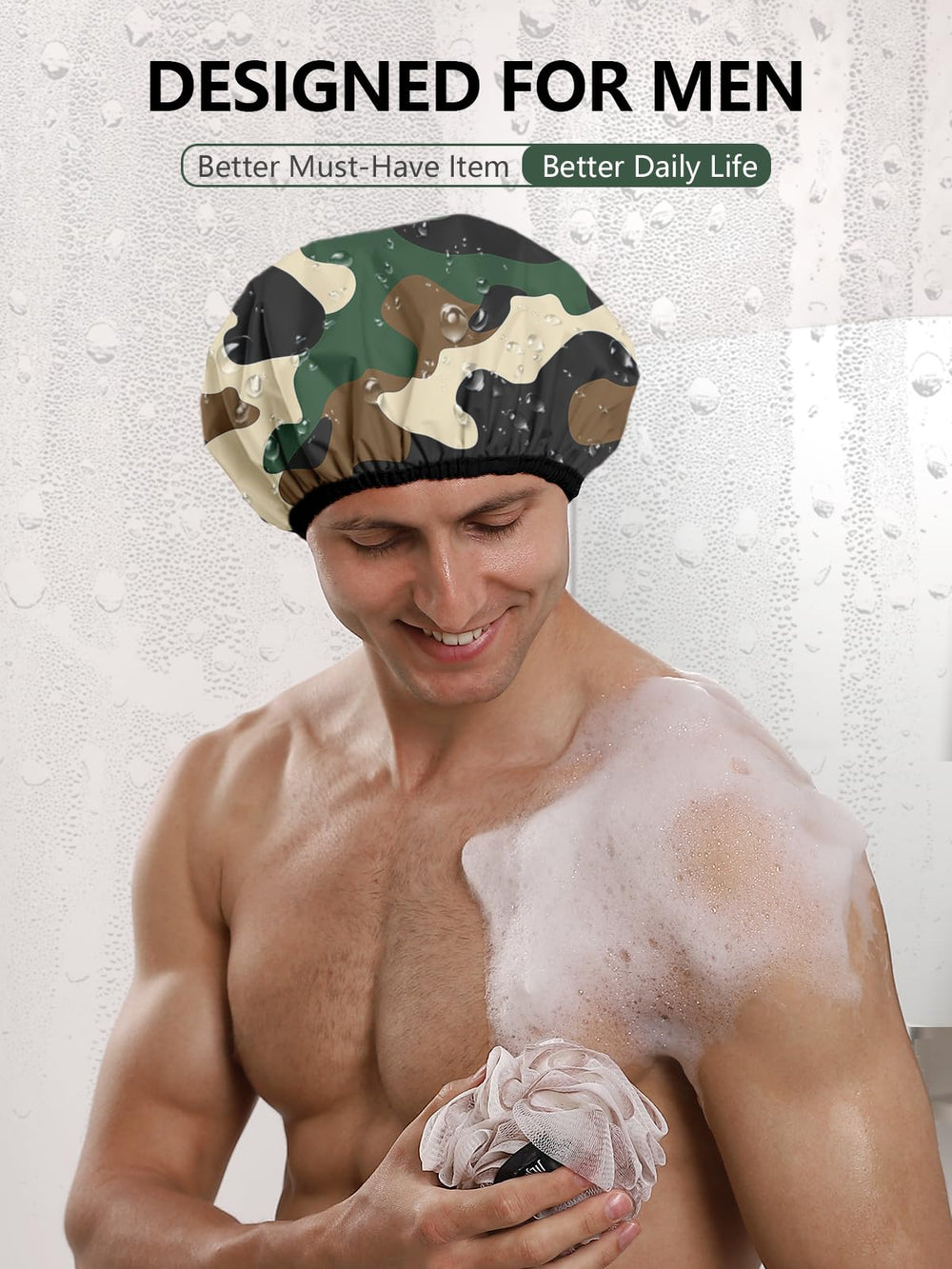 Gorro Years calm con banda elástica ofrece ajuste cómodo sin resbalones