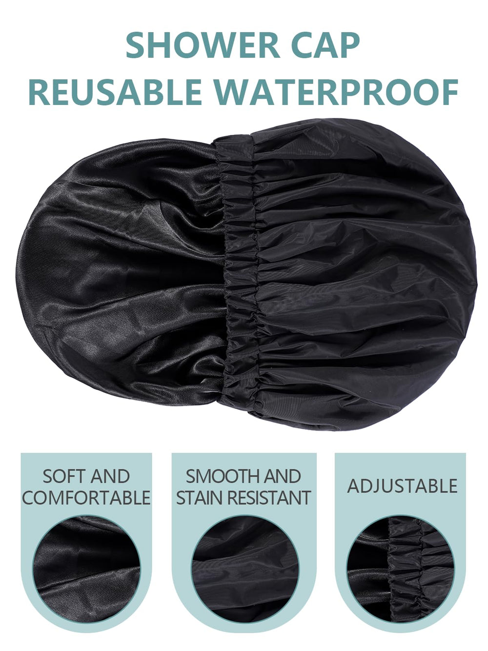 Years Calm gorro ducha ligero y compacto, ideal para viajar.