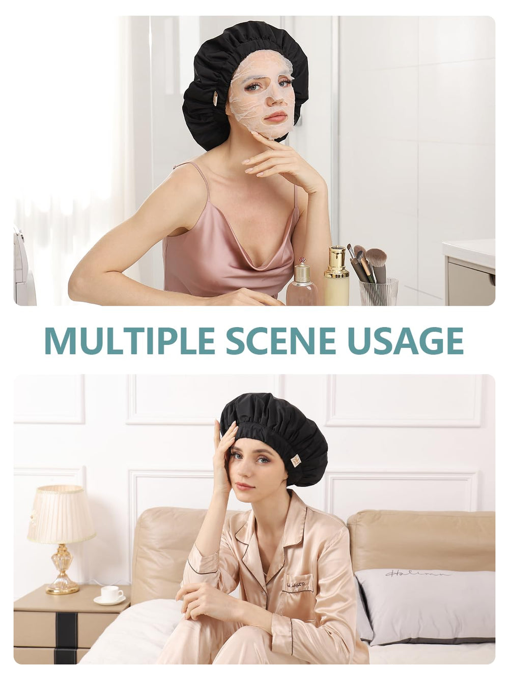 Years Calm gorro ducha protección cabello durante la ducha rápida: mantiene el cabello seco y cómodo.