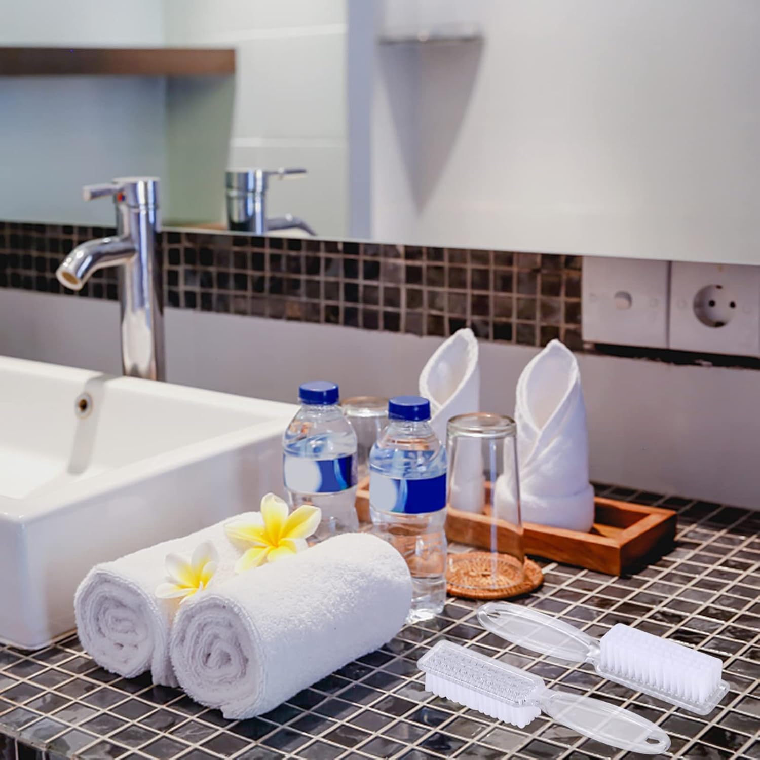 Cepillo Yebeauty para uso en cocina y baño, limpieza multiusos.