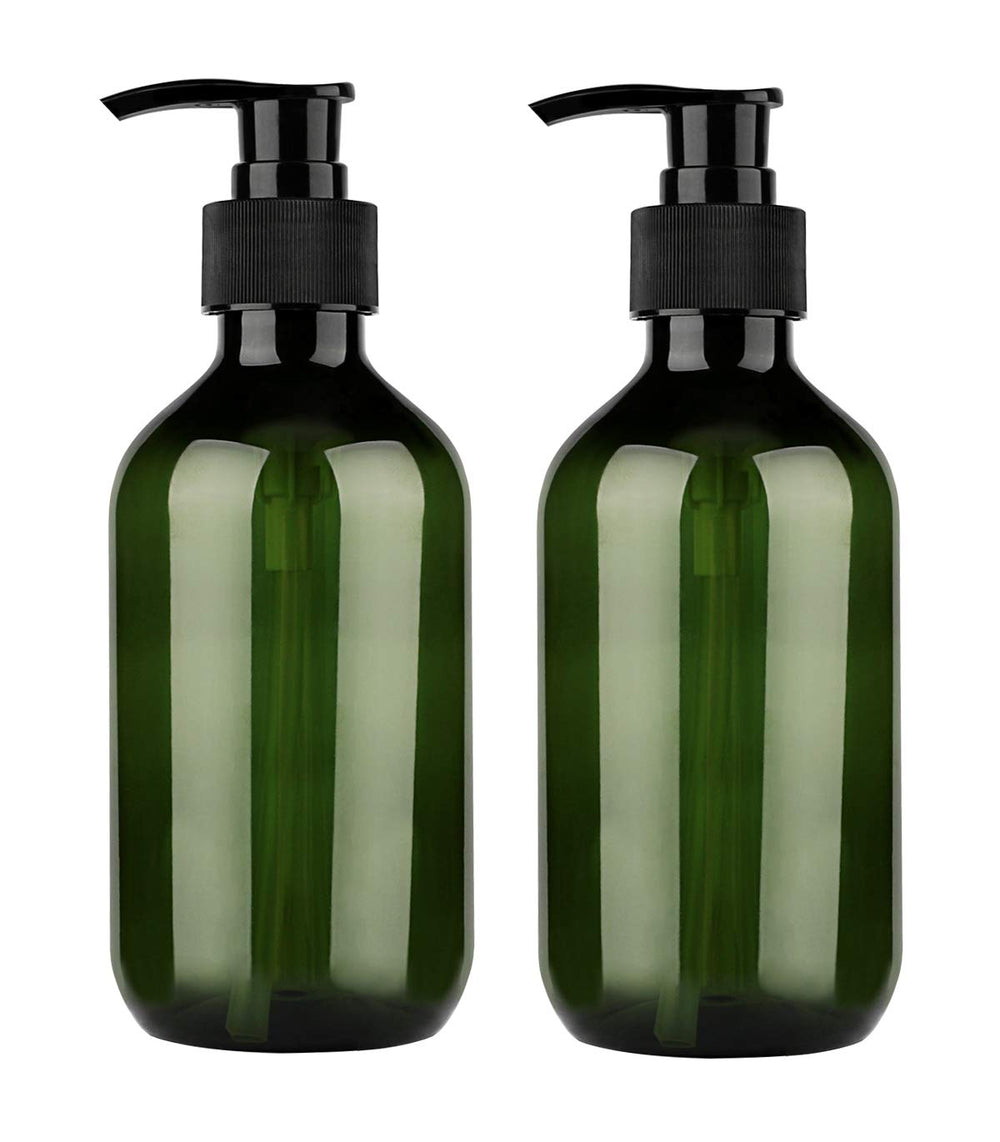 Dispensador Yebeauty 300 ml verde para jabon liquido en el baño.