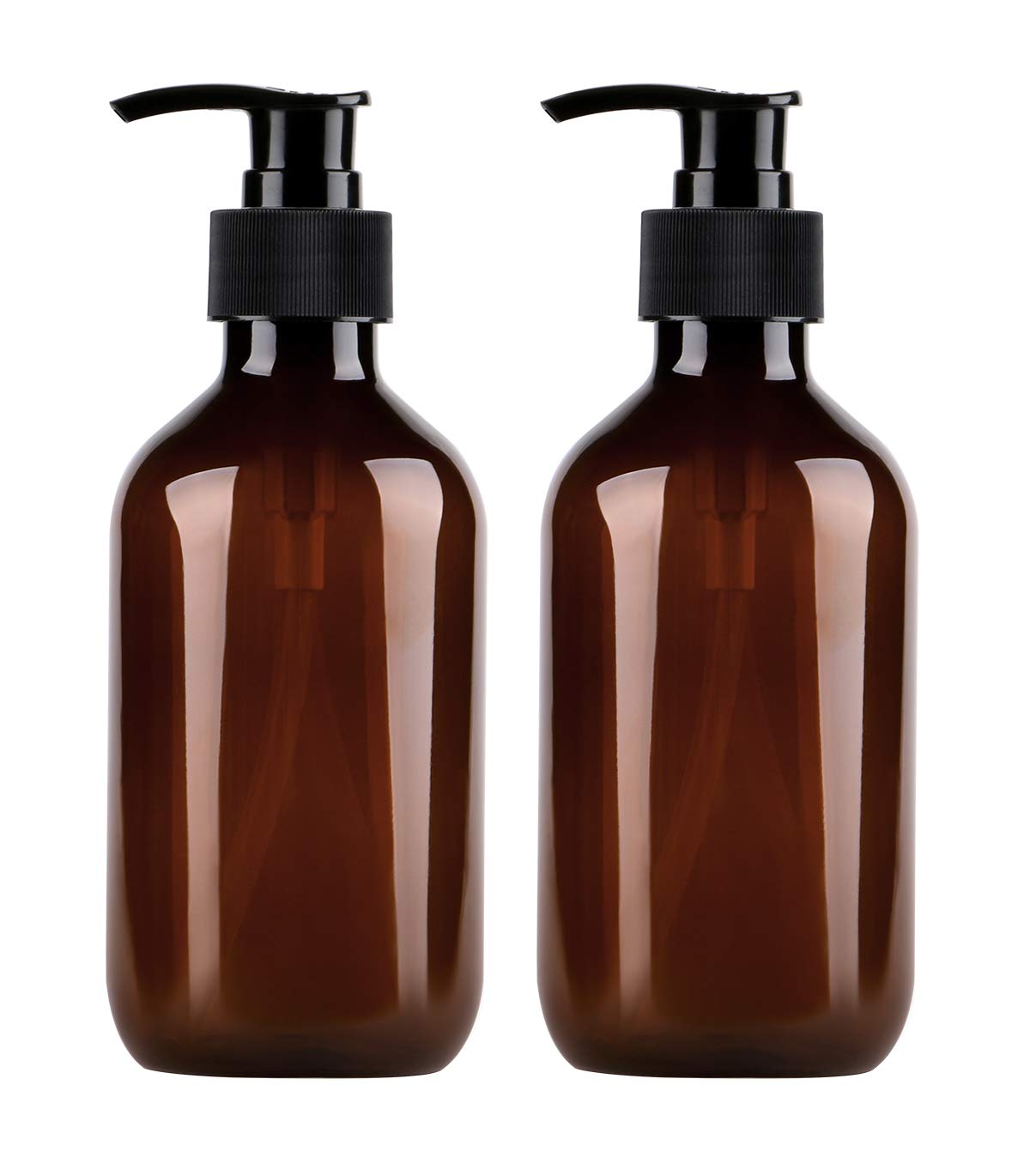 Dispensador de jabón Yebeauty 300 ml marrón con bomba suave para cocina
