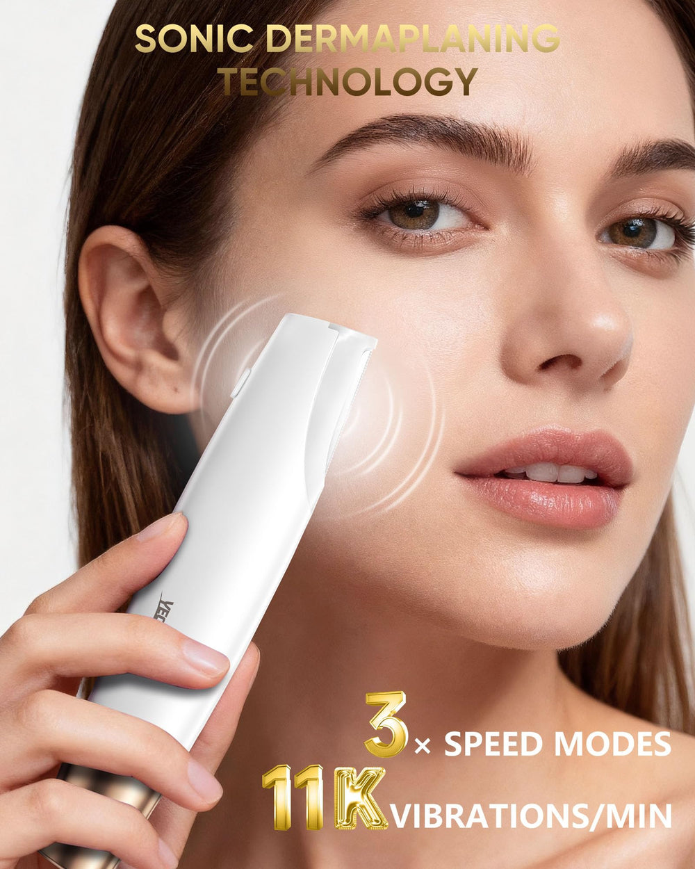 YeCheer Dermaplaner, tecnología sónico para exfoliar suavemente la piel
