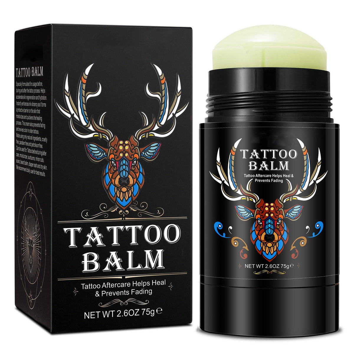Yecuce Tattoo Balm tube application for easy, mess-free care.