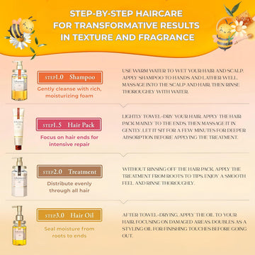 yeeyzzhoney brillo-hidratacion-cabello: cabello brillante e hidratado tras cada uso.