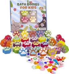 Bolas de baño Yekery con forma de patita para diversión sensorial en la bañera