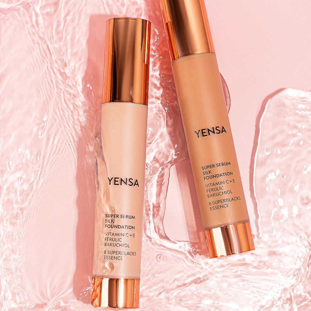 YENSA Serum Foundation uso diario para confort durante el día.