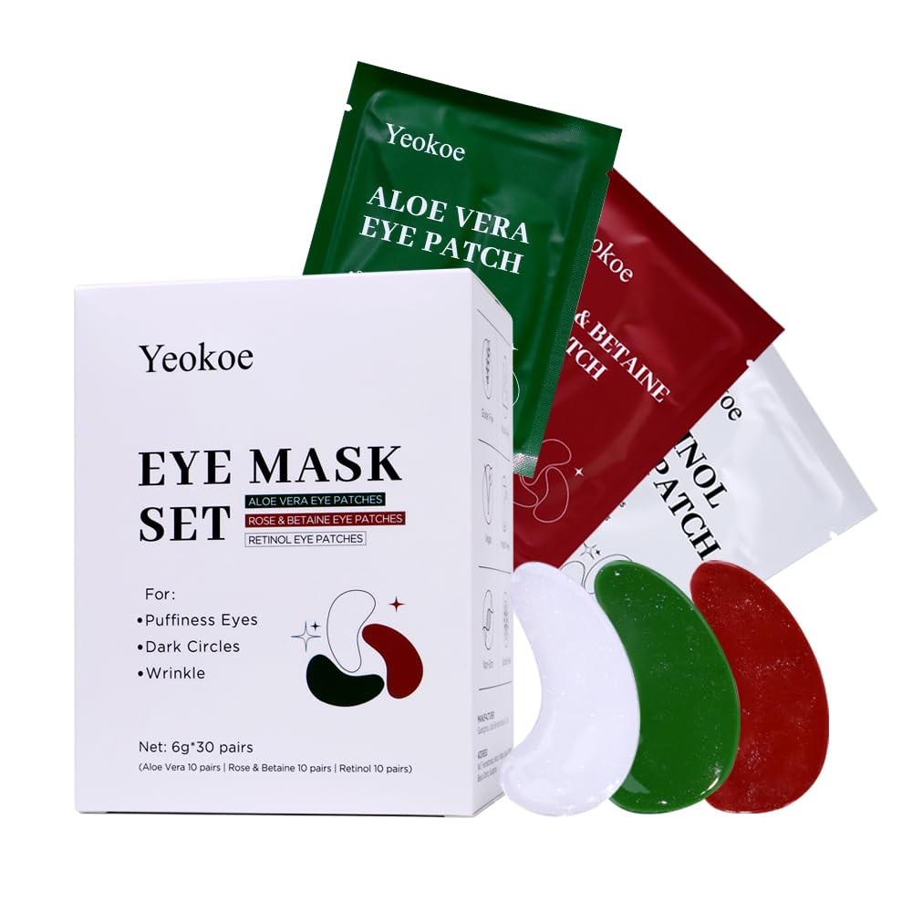 Parche ocular Yeokoe con retinol para el contorno, revitalización suave.