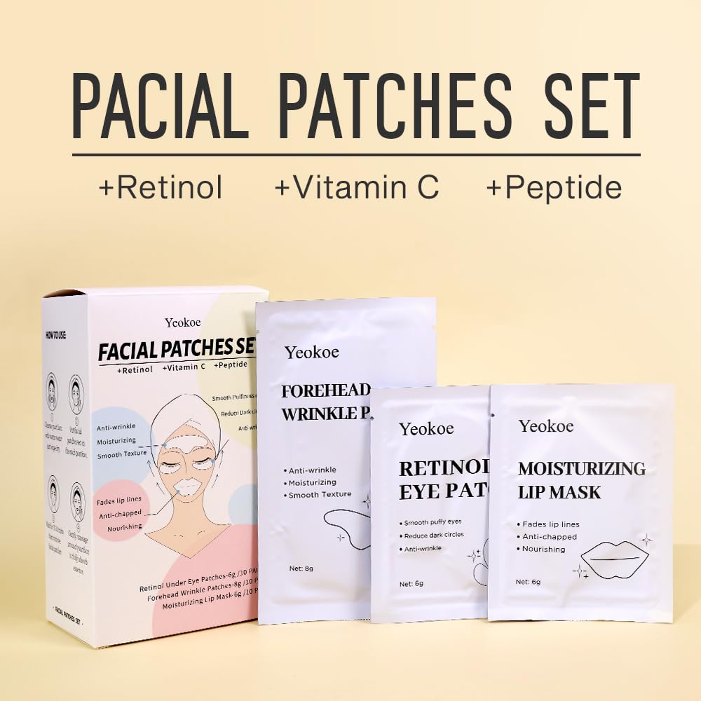 Yeokoe parches para ojos individualizados con retinol para suavizar ojeras