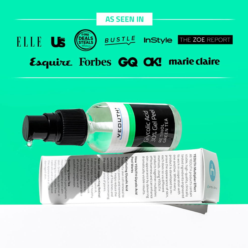 yeouth exfoliante acido glicolico textura gel para piel suave