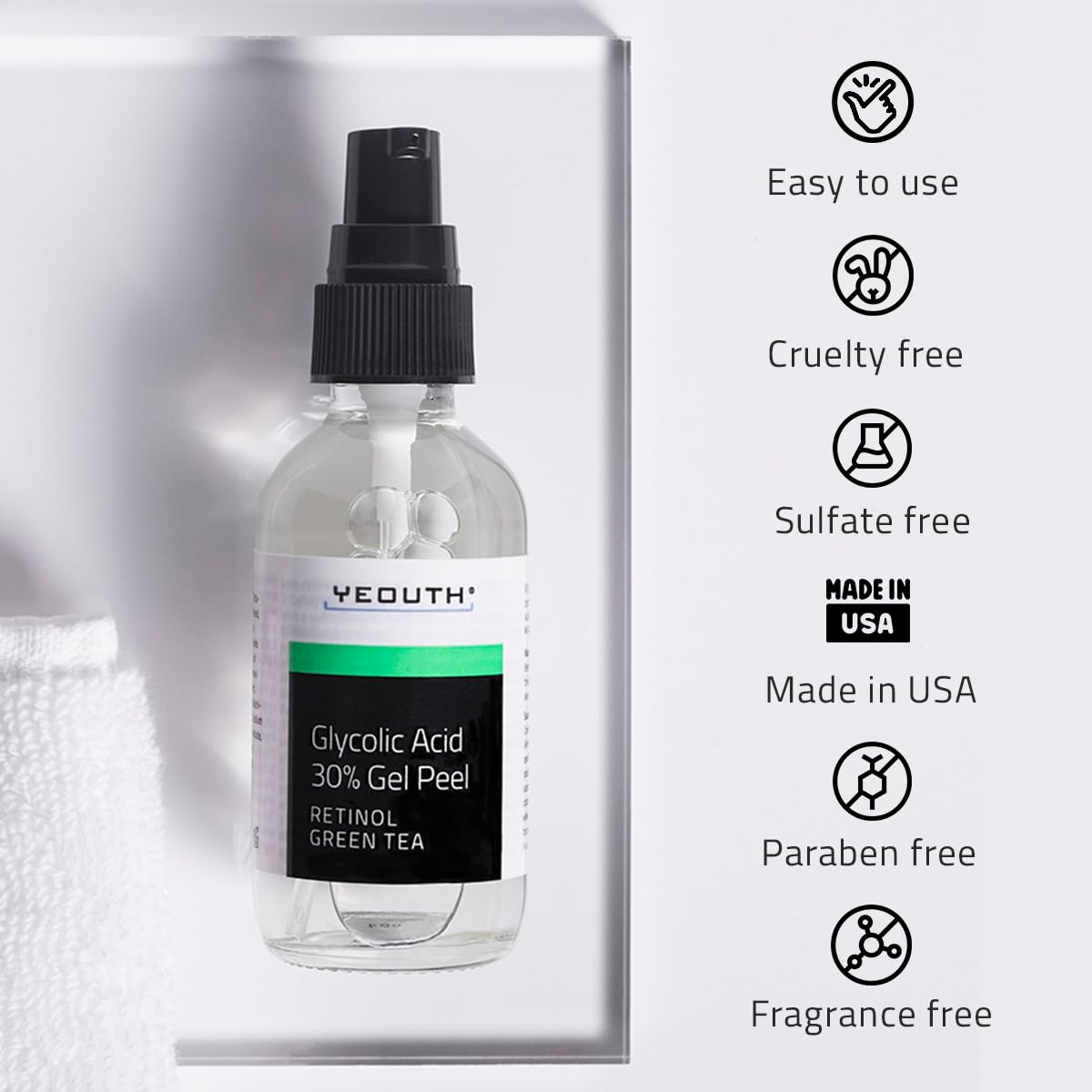 yeouth piel renovada, sensacion suave y fresca tras exfoliacion