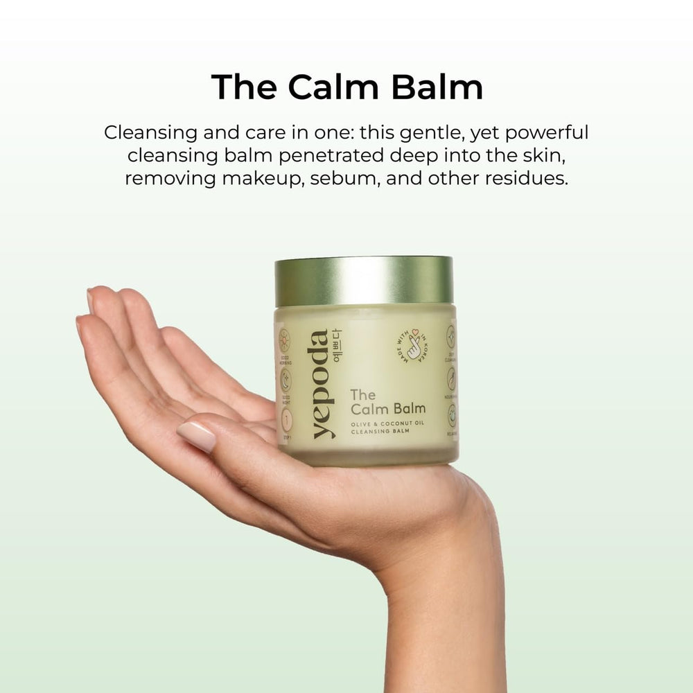 Yepoda Balsamo Calm Limpieza profunda elimina maquillaje resistente al agua.