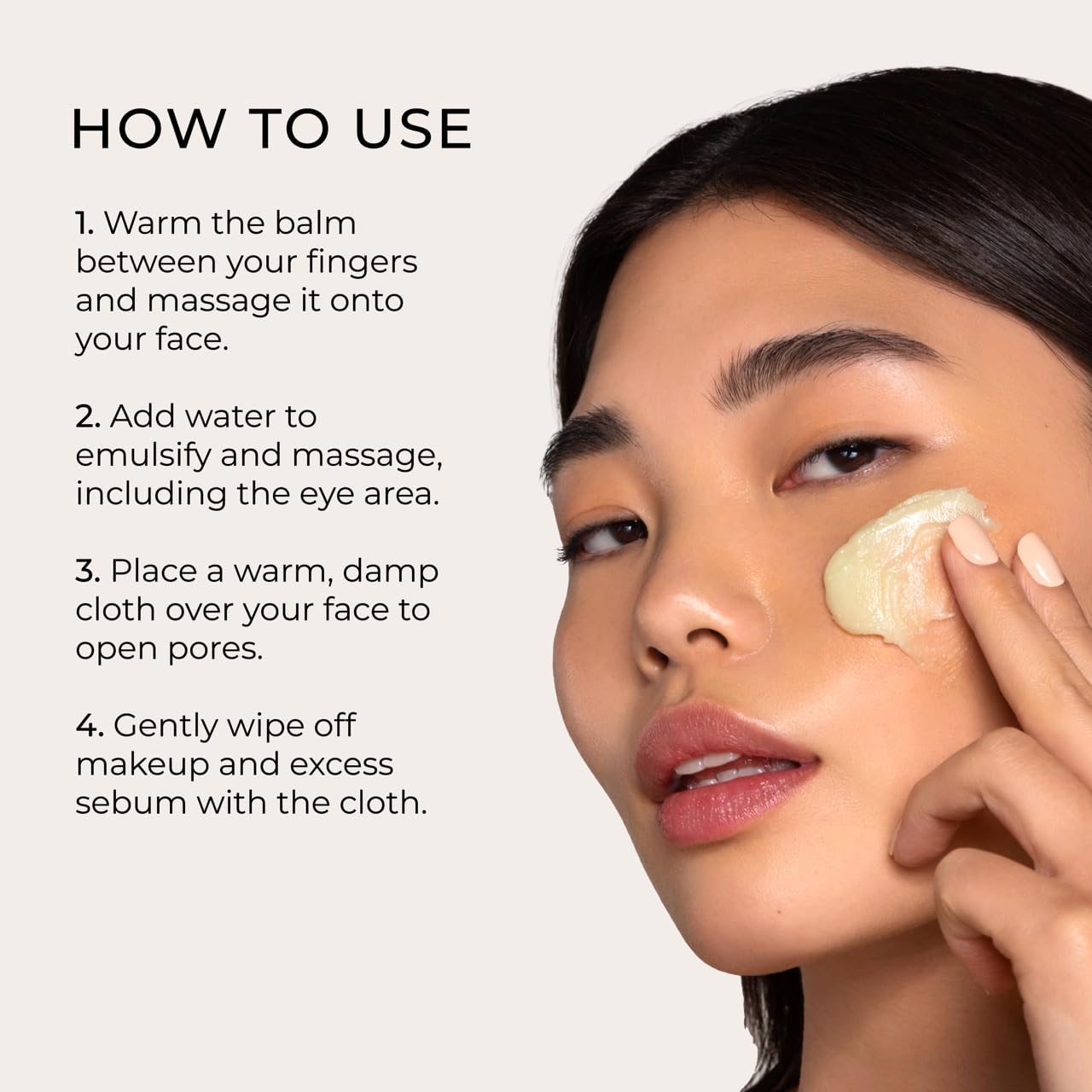 Yepoda Balsamo Calm Uso diario para ritual de cuidado facial.
