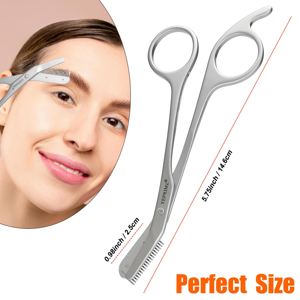 YEPRIME tijeras cejas con filo para corte limpio