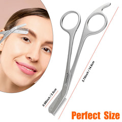 YEPRIME tijeras cejas con filo para corte limpio