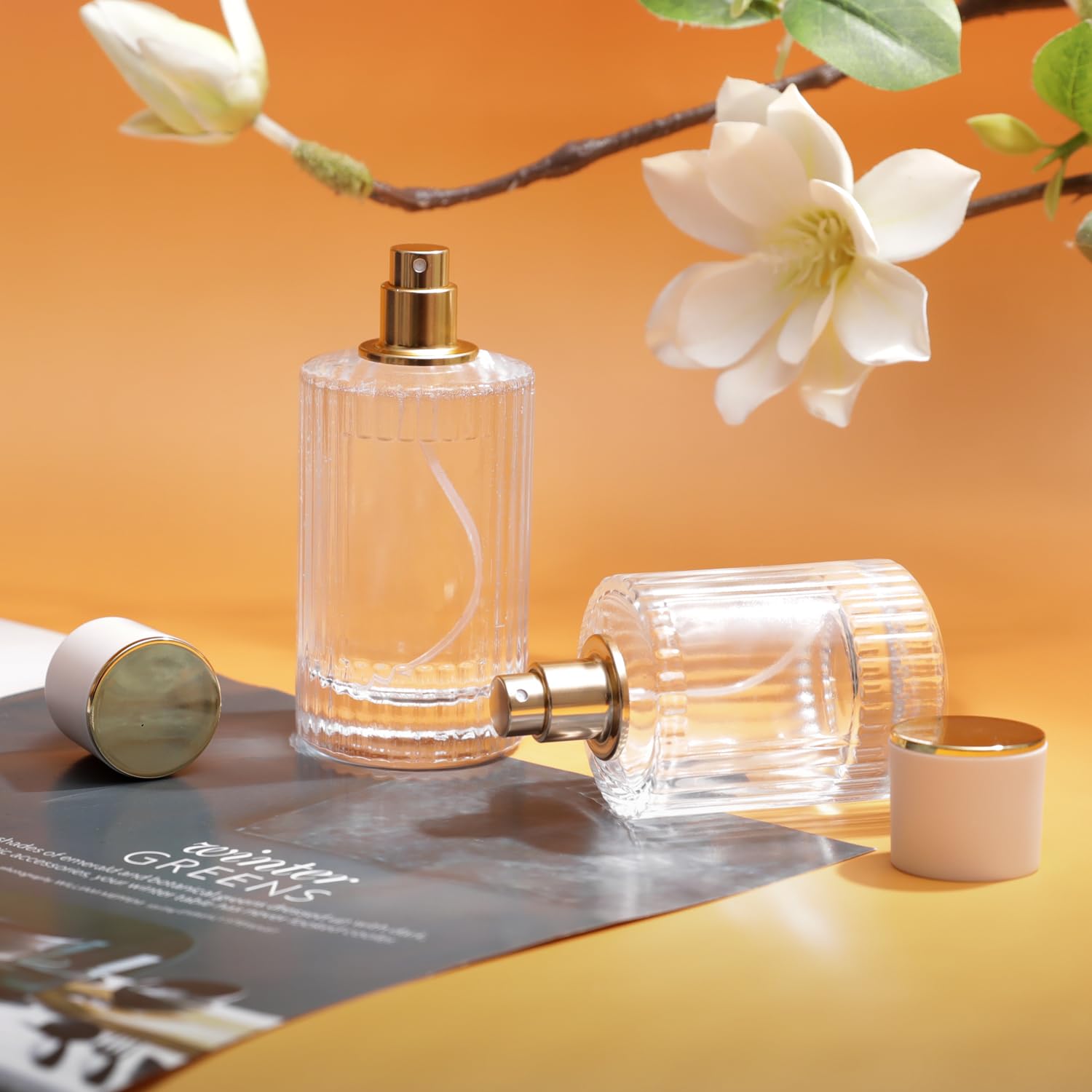 Yerpkefey frasco 100ml, tamaño compacto para viajar.