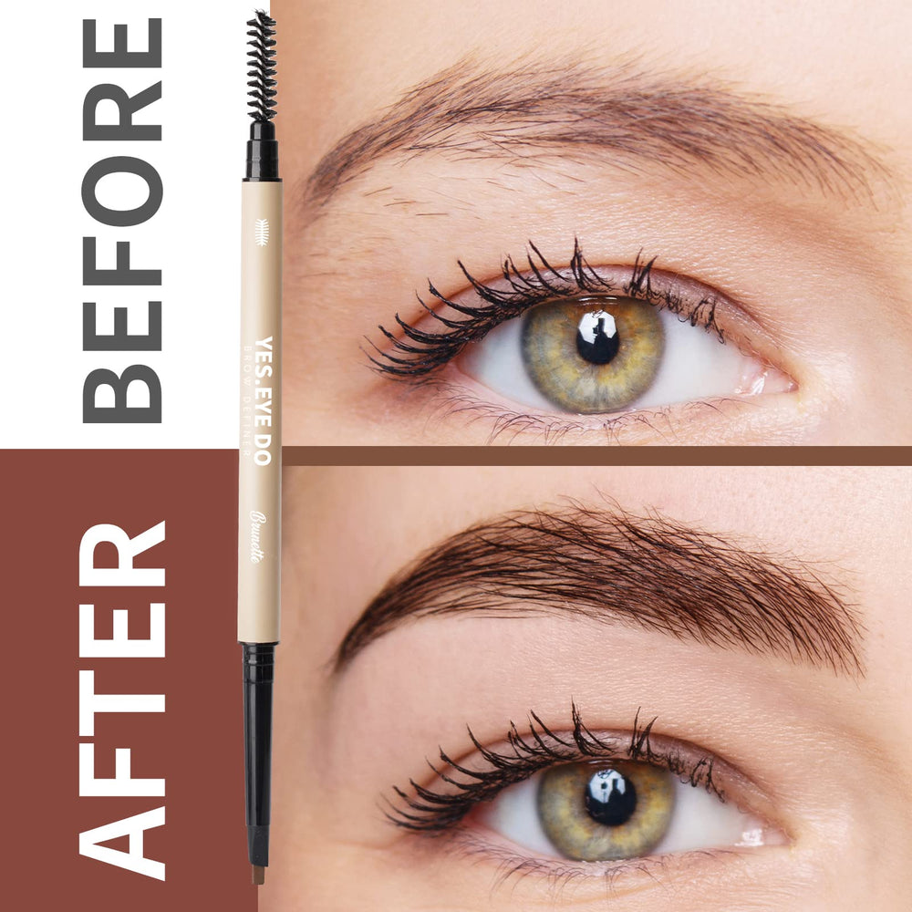 YES.EYE DO cepillo spoolie flexible para peinar y difuminar cejas