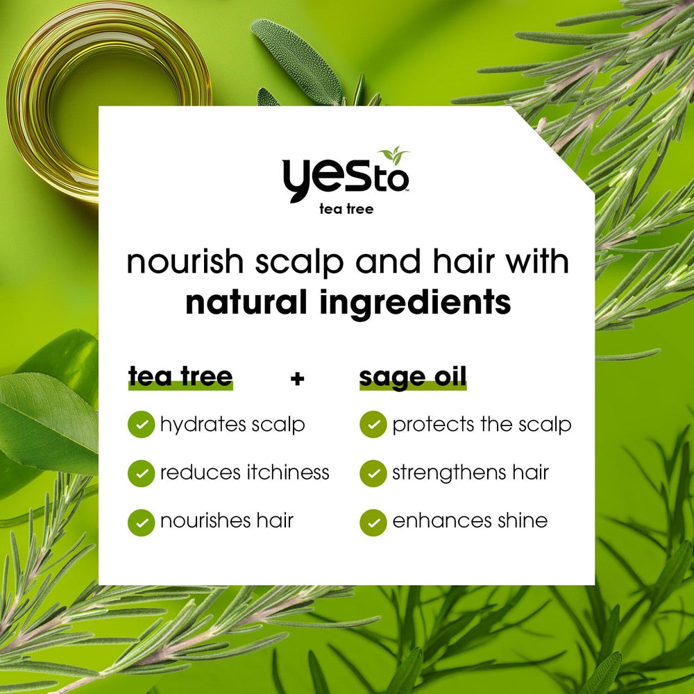 Yes To acondicionador botella con aceite de salvia para cabello suave