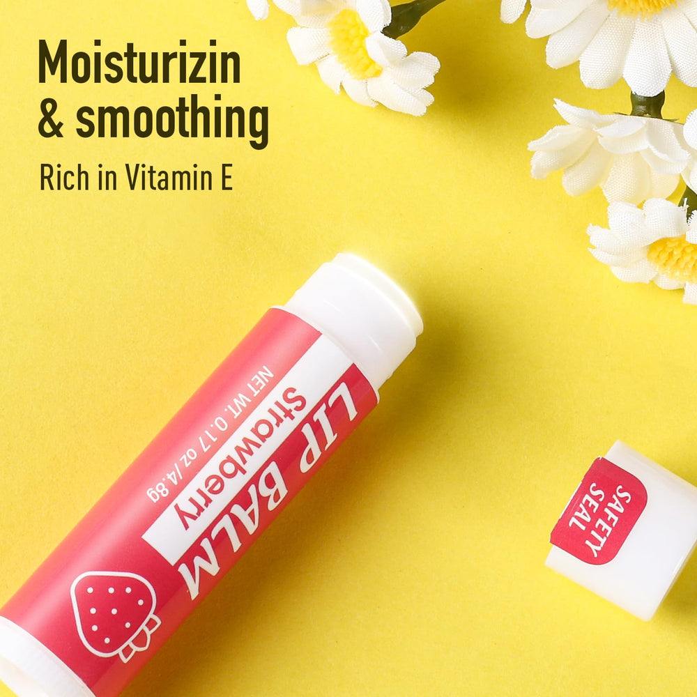 YesBes lip balm coconut flavor deeply moisturizes dry lips