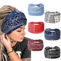 Bandana ancha Yeshan para mujer, turbante cómodo para uso diario