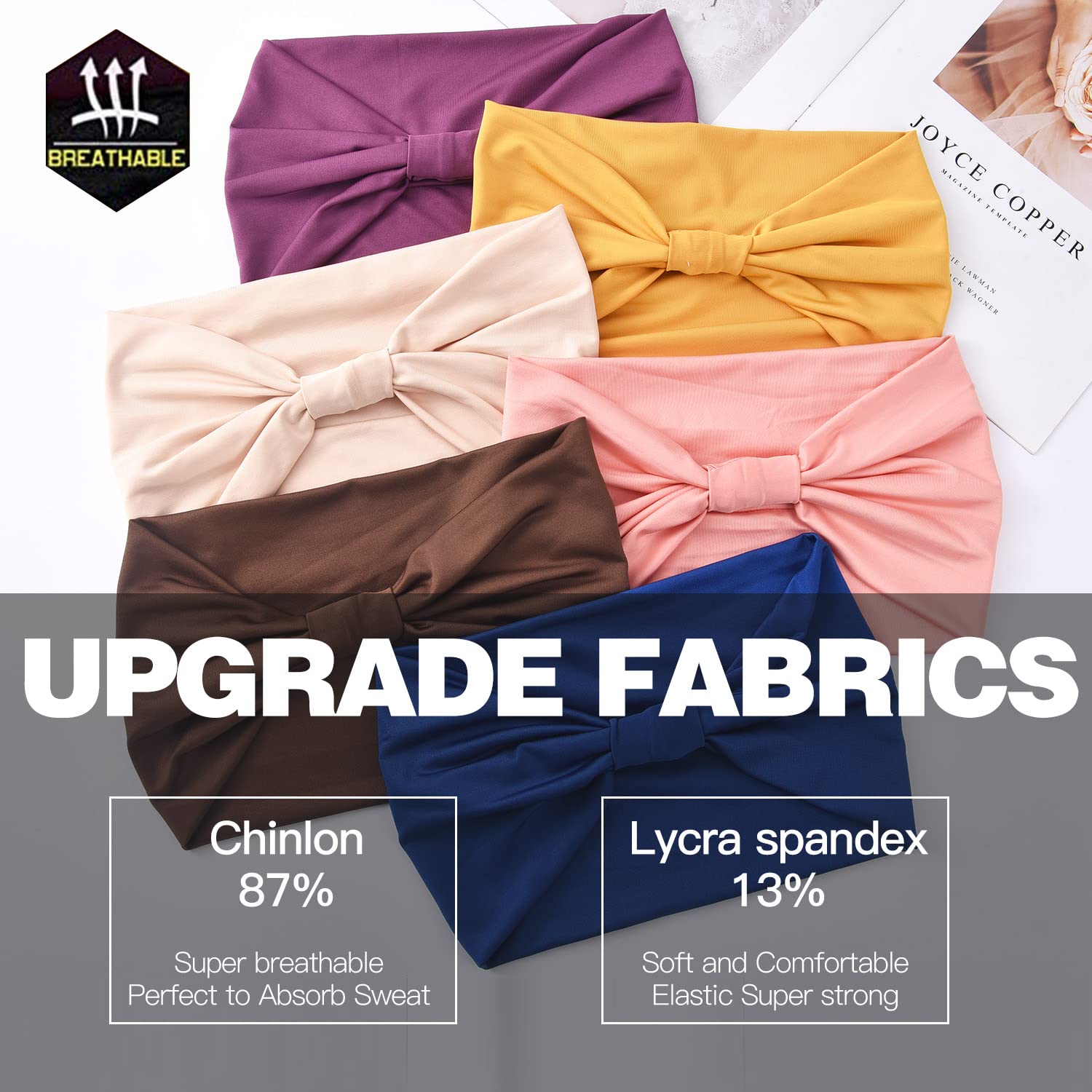 Bandanas Yeshan en colores boho para look diario.