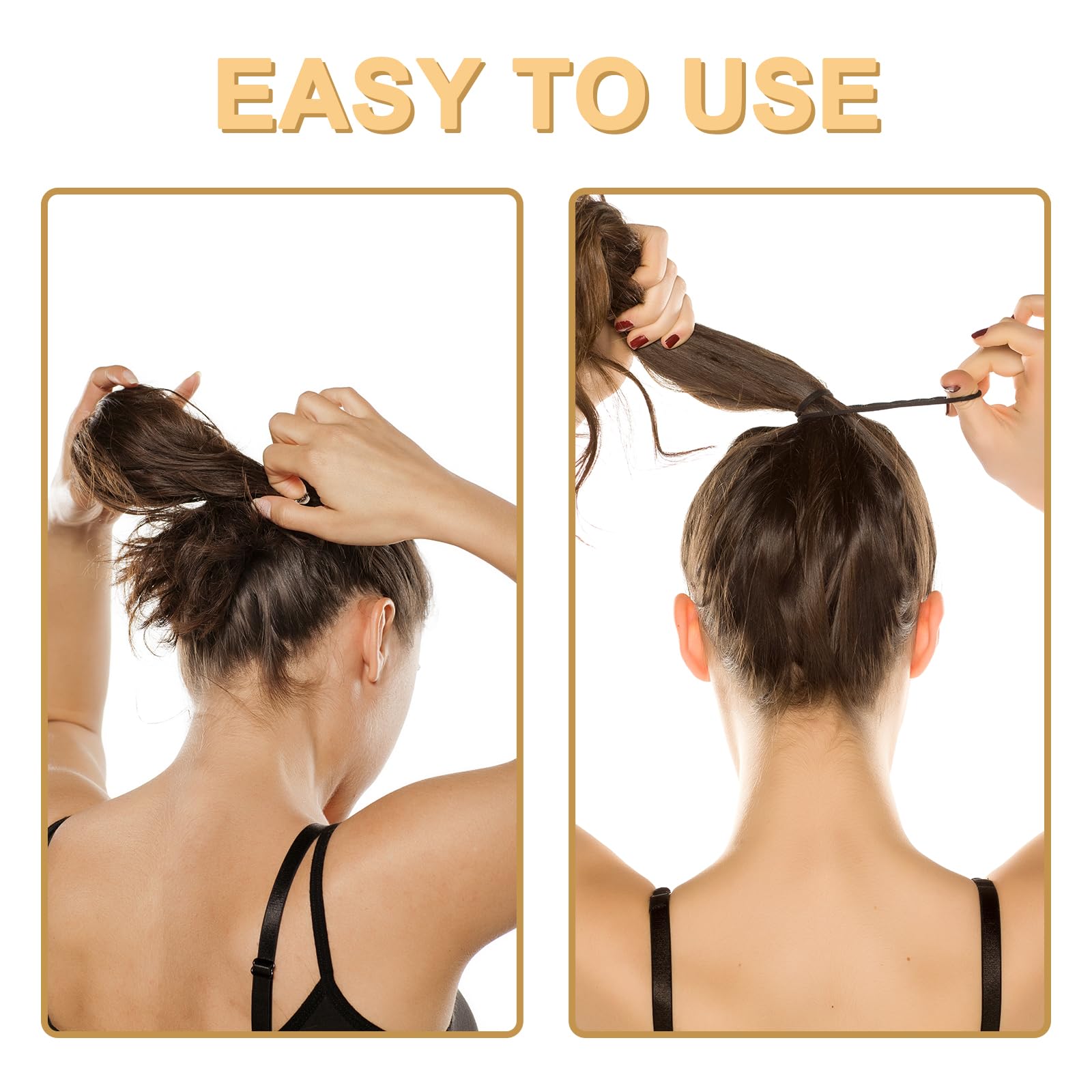YESIACE gomas aptas para distintos estilos y tipos de cabello.