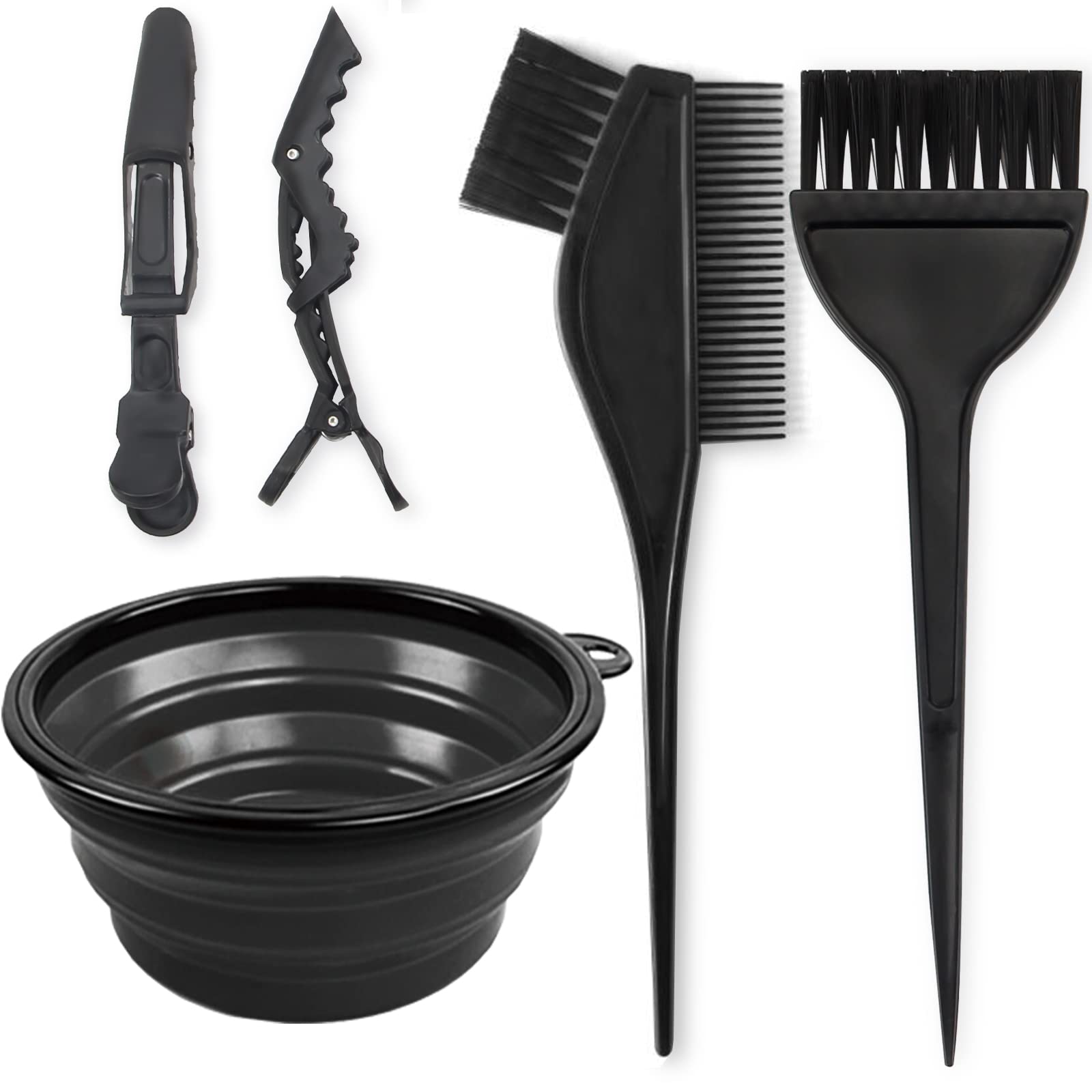 Yexixsr cuenco mezcla plegable para tintes, cómodo y práctico.