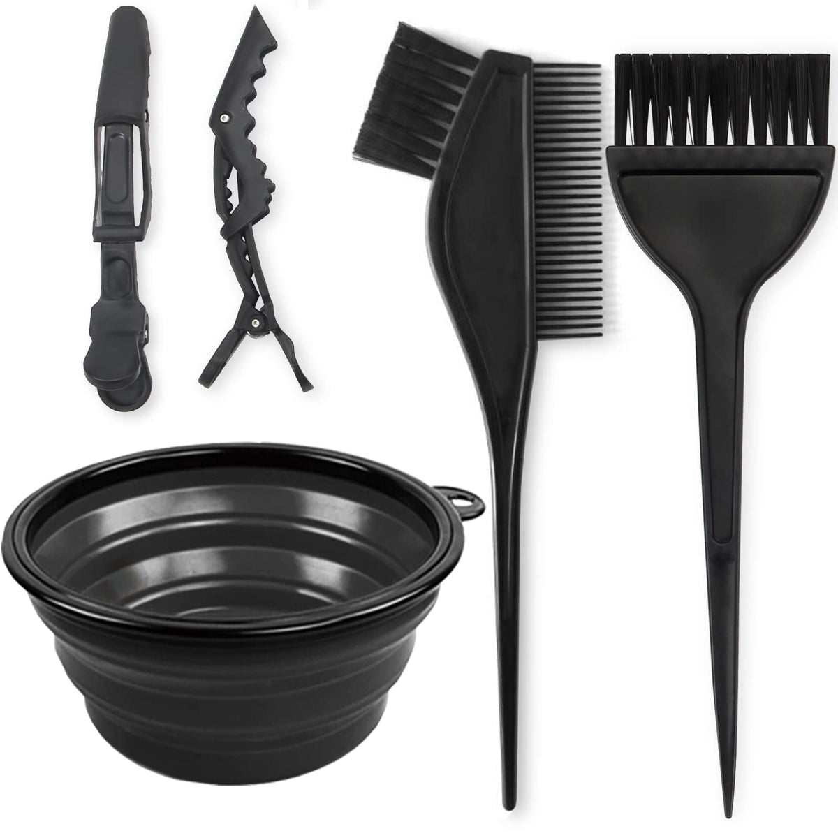 Yexixsr cuenco mezcla plegable para tintes, cómodo y práctico.
