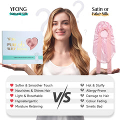 YFONG bonete seda interior y exterior de doble capa para protección diaria