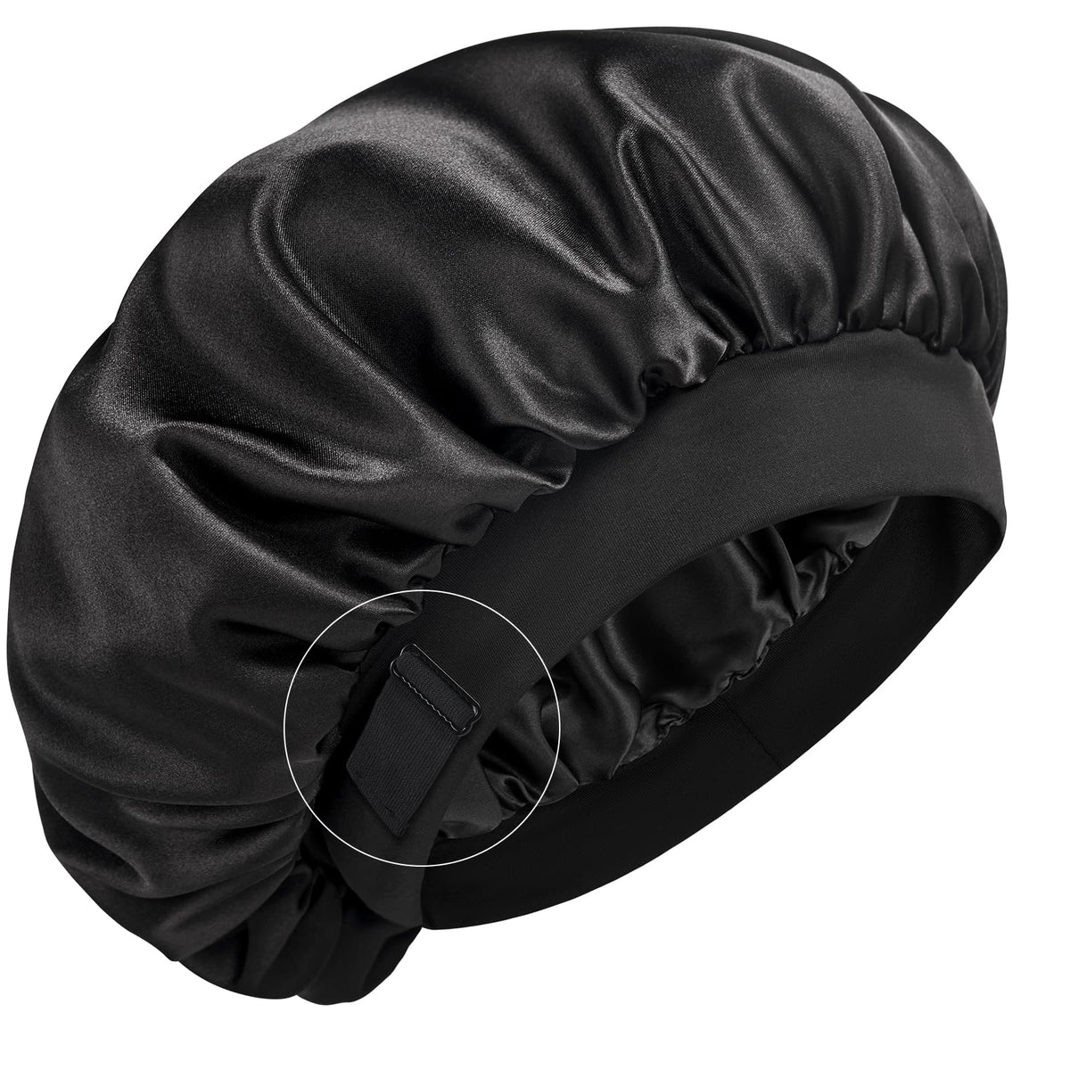 Bonete de seda YFONG con interior de seda morera 6A para cabello suave durante la noche