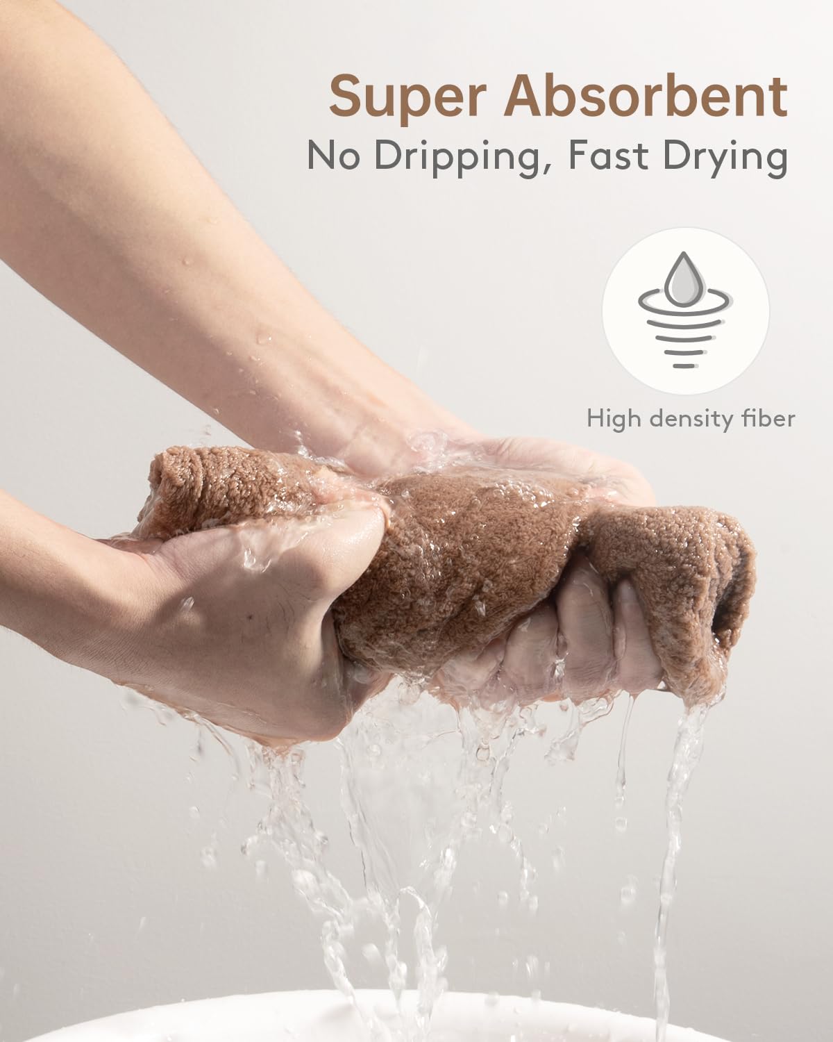 YFONG, toalla para pelo rizado, microfibra suave, reduce frizz durante el secado.