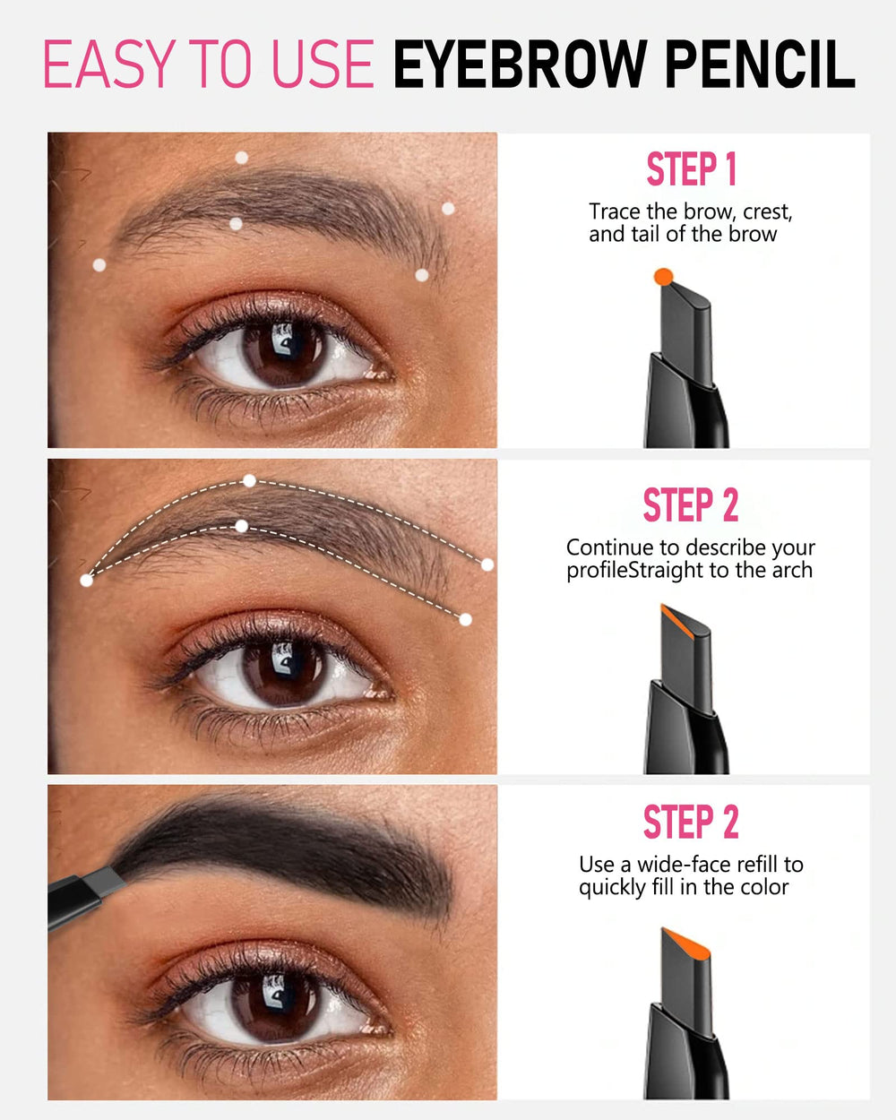YFulfill dot-method guides precise brow shaping.