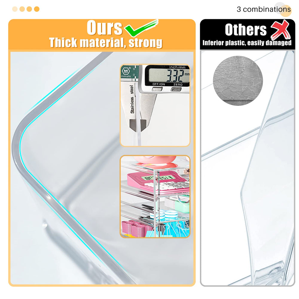 YFXCVSL organizador multiusos acrílico, cajones para maquillaje y joyas.