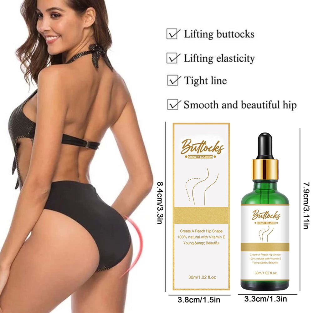 YG LianKai Aceite esencial para glúteos: textura suave para masaje.