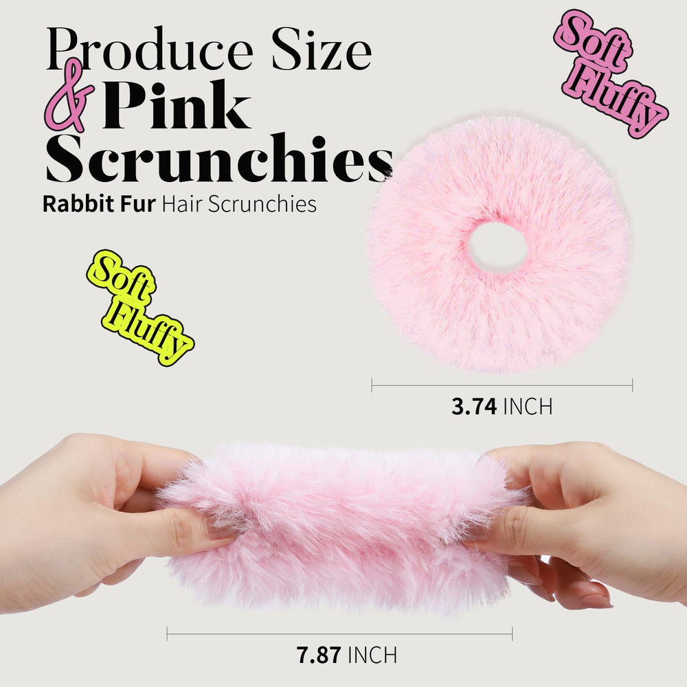 YGDZ pompón rosado de peluche, tamaño 3-5 pulgadas.