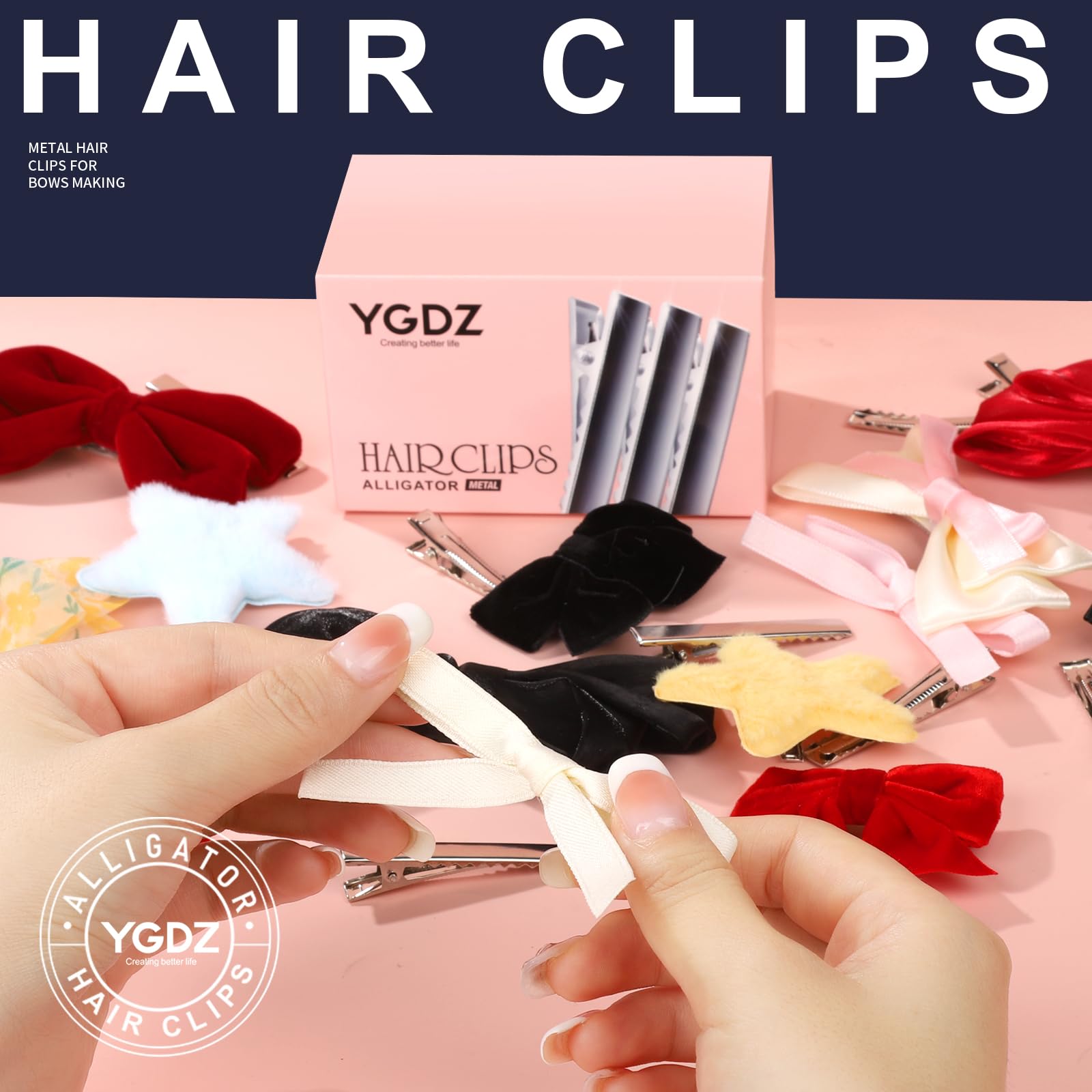 Pinzas cocodilo YGDZ ideales para peinar cabello corto o largo sin dañarlo.