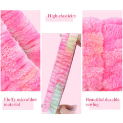 Bandana YGQQOY en tono púrpura, suave y absorbente para la ducha o la limpieza.