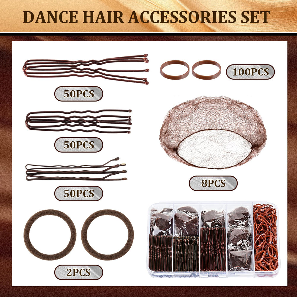 YGQQOY kit de danza: 50 horquillas para fijar peinados sin tirar del cabello.