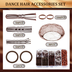 YGQQOY kit de danza: 50 horquillas para fijar peinados sin tirar del cabello.