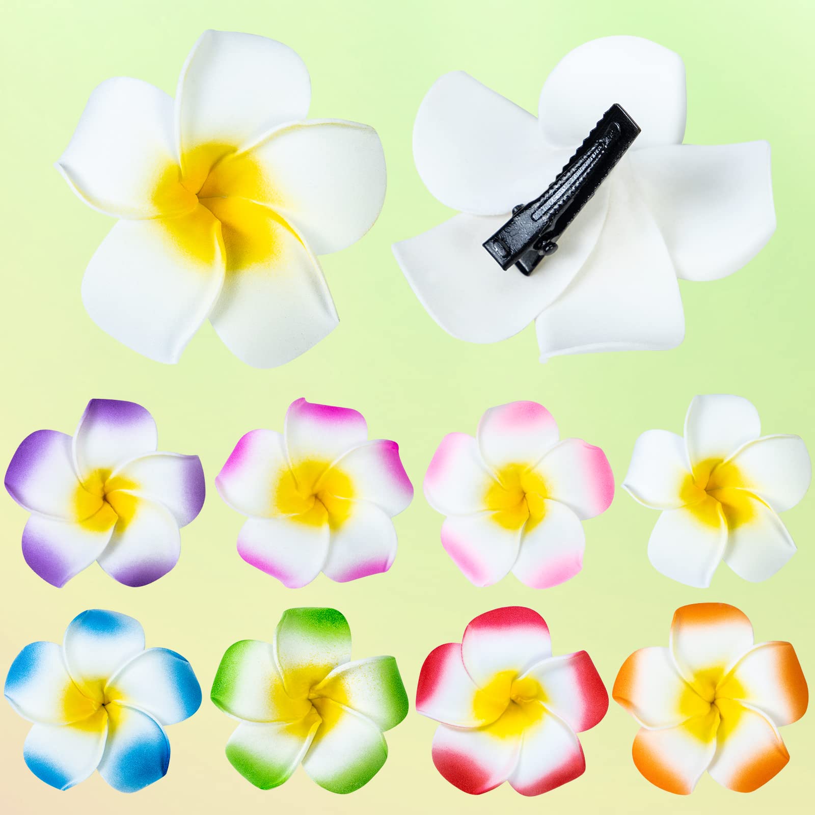 YHmall guirnalda con clip flor hawaiana espuma para decoración.