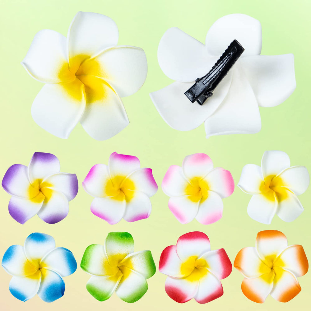 YHmall guirnalda con clip flor hawaiana espuma para decoración.