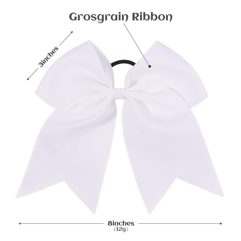 Lazo de pelo grosgrain YHXX YLEN, blanco, ideal para prácticas