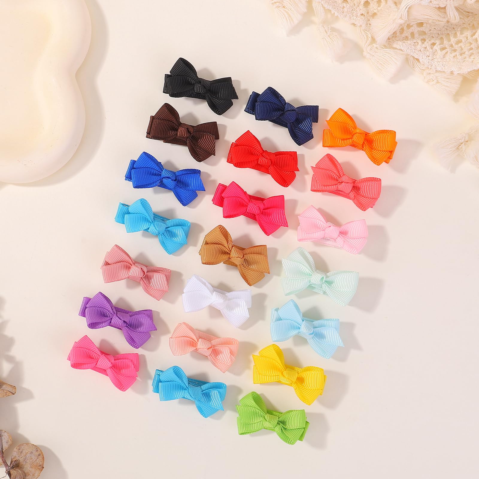 Lazo grosgrain mini de YHXX YLEN en lila para un toque suave.