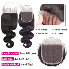 YIBUSI: cabello color 1B negro, aspecto liso y brillante.