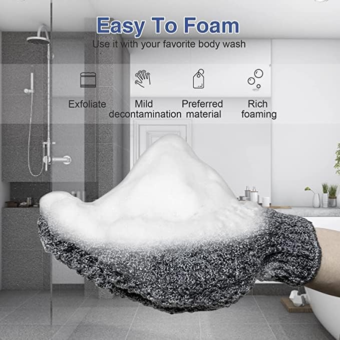 Guantes exfoliantes Yiclick son fáciles de limpiar y secar.